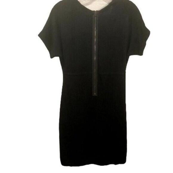 Ann Taylor LOFT Black Merino Wool Sweater‎ Dress SP - Picture 3 of 6